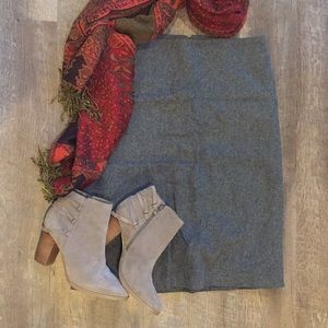 Wool GAP Pencil Skirt